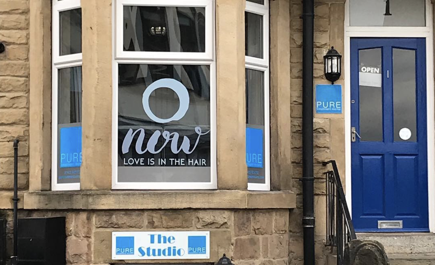 Front exterior of Pure Treatment Rooms in Harrogate